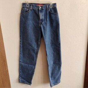 Vintage Levis 550 Classic Relaxed Tapered Denim Jeans Womens 12M